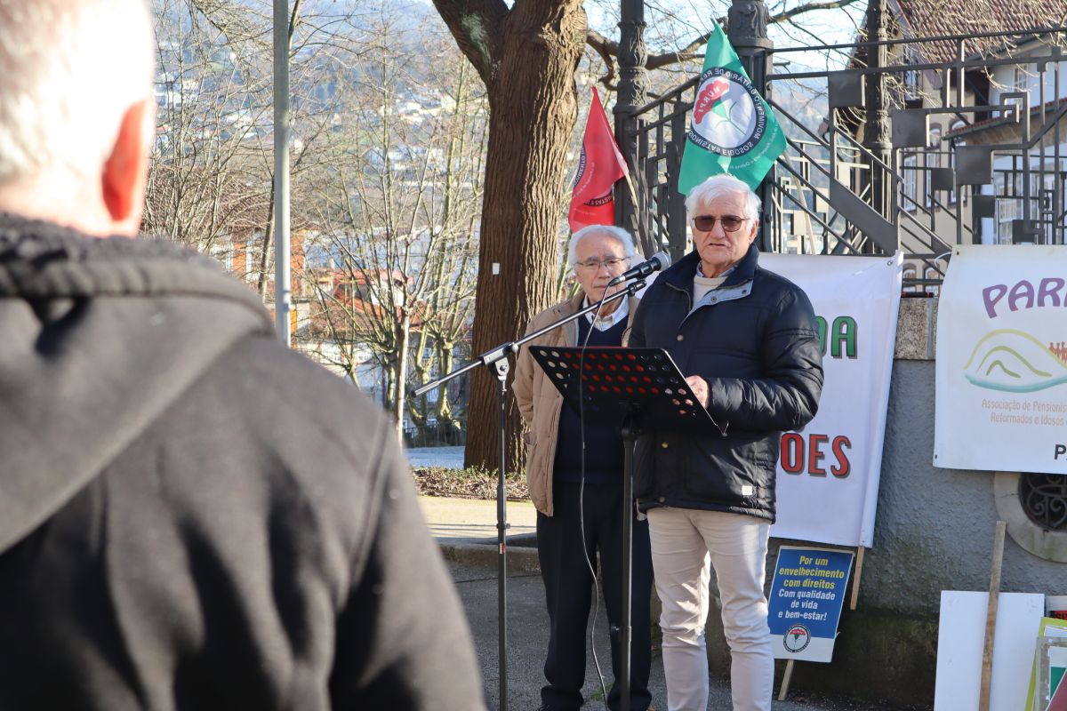 Reformados e pensionistas reivindicam aumentos nas pensões em Guimarães