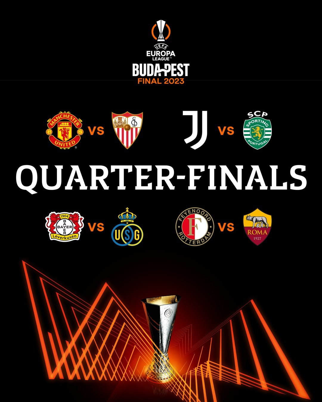 Sporting encontra Juventus nos quartos de final da Liga Europa