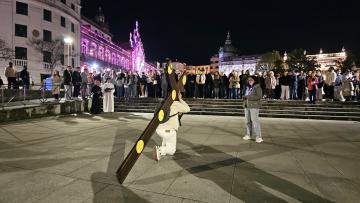 Via Sacra Universitária leva inquietações dos jovens às ruas de Braga