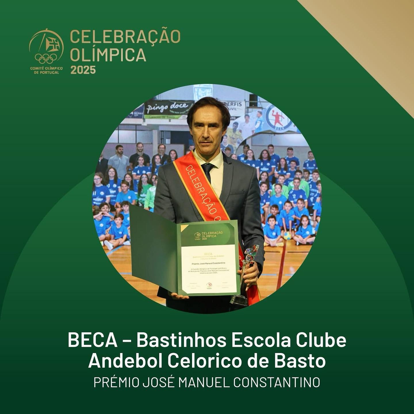 BECA foi galardoado em lisboa na gala da Celebração Olímpica