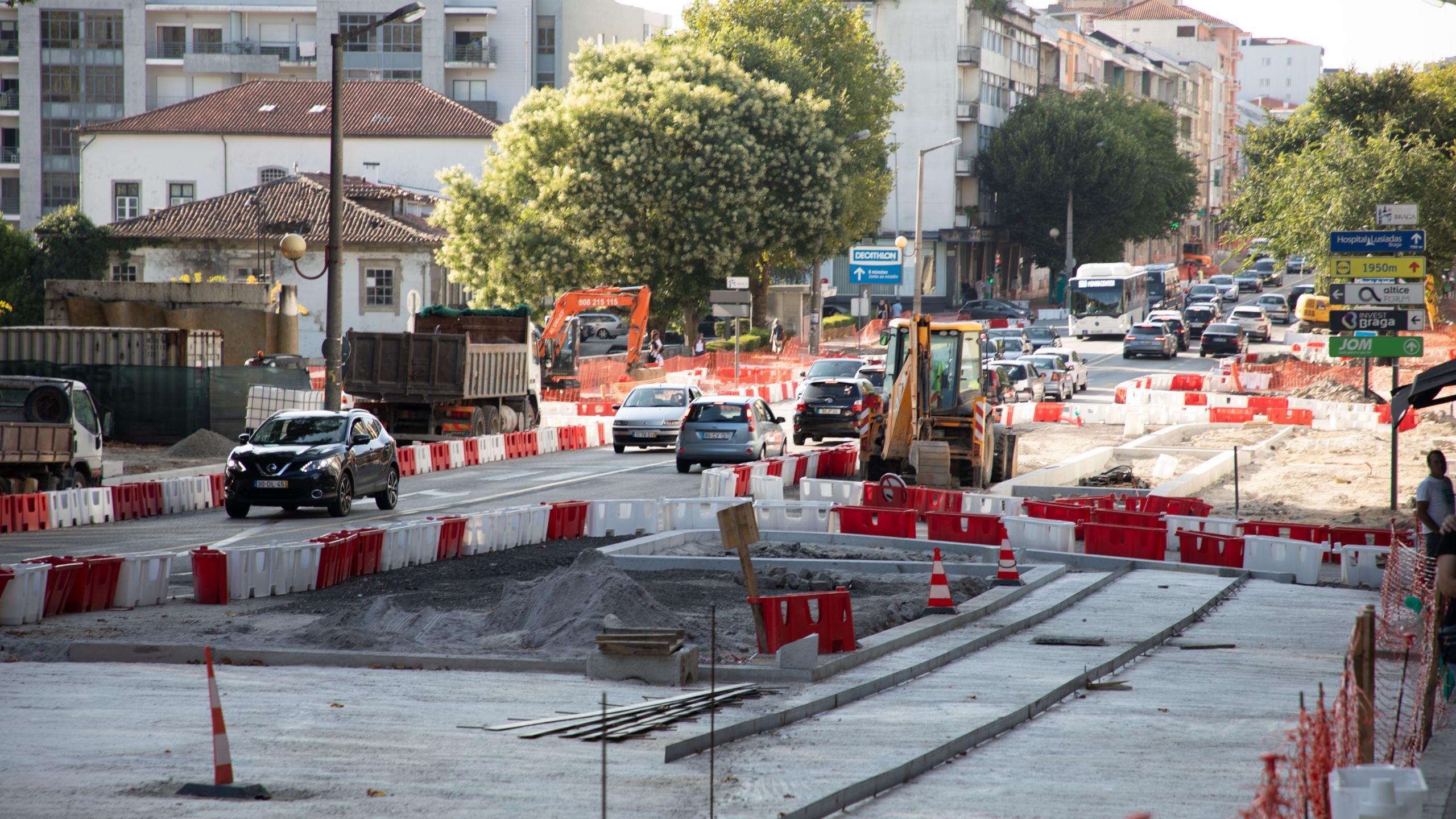 Obras na Avenida da Liberdade geram novos condicionamentos à normal circulação de trânsito