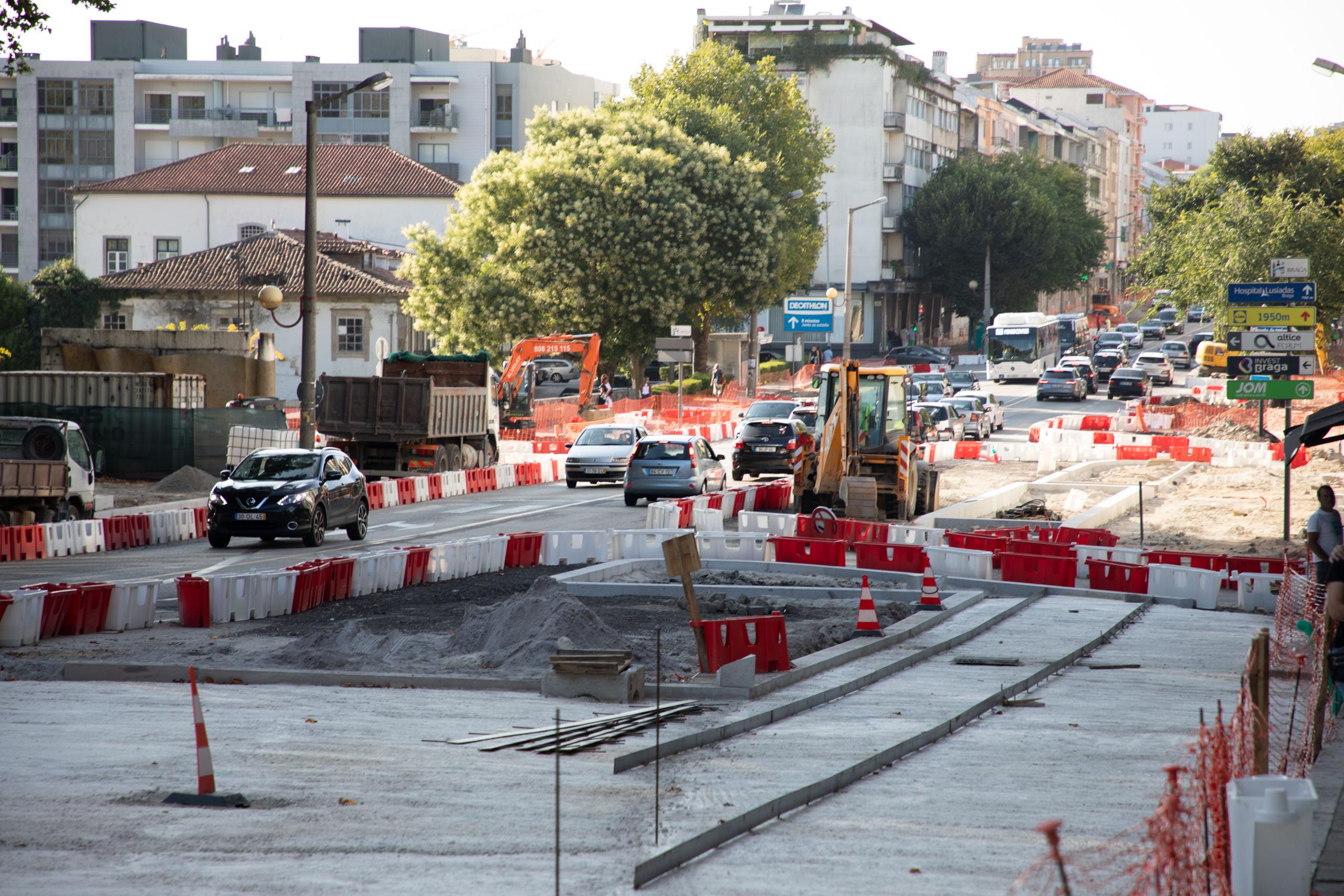 Obras na Avenida da Liberdade causam novos condicionamentos à normal circulação de trânsito