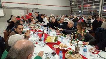 Bombeiros Voluntários de Braga celebraram o Natal a projetar 2026