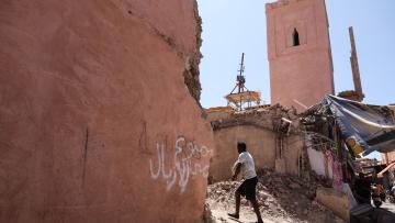 Marrocos/Sismo: Da aldeia de Tafeghaghte resta a escola e só metade da população