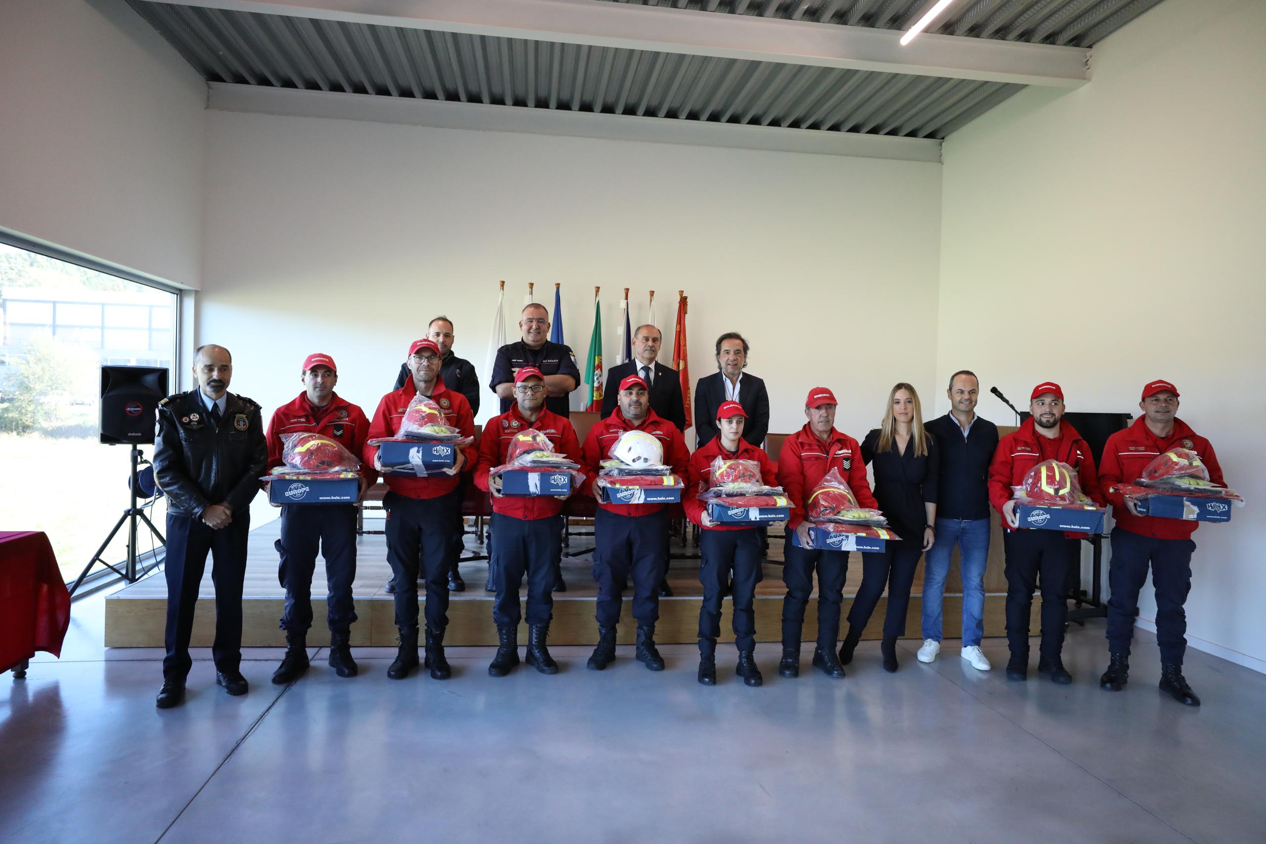 Oito equipamentos de proteção aumentam segurança dos Bombeiros Voluntários