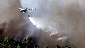 Força Aérea vai contratar helicópteros que não estavam previstos no dispositivo de combate a incêndios