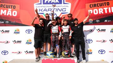 Kiko Correia venceu segunda jornada do Campeonato de Portugal de Karting Toyota