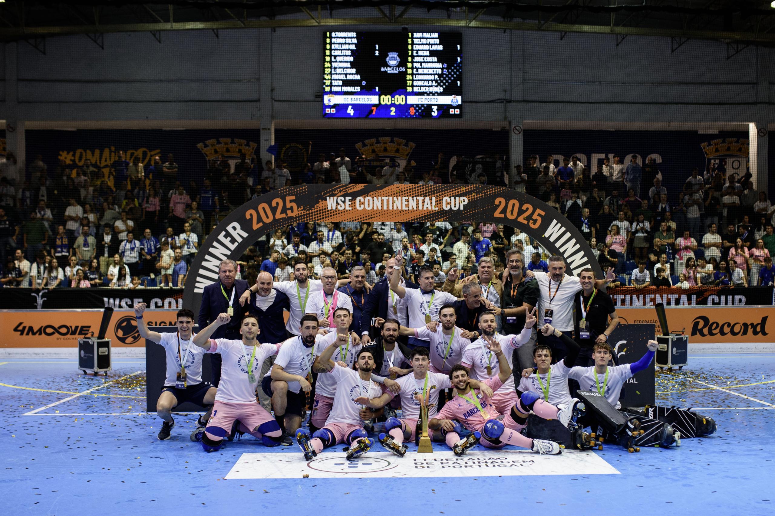 Óquei de Barcelos conquistou Taça Continental