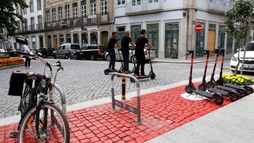 Acidente com trotinete elétrica em Braga