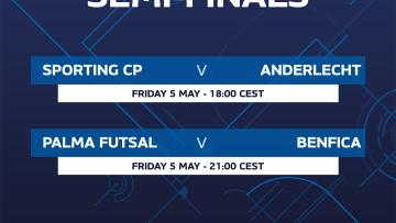 Sporting goleia Anderlecht e é o primeiro finalista da 'Champions' de futsal