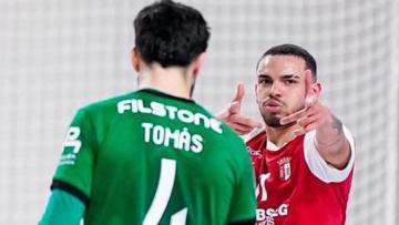 SC Braga venceu Sporting e chegou à liderança do campeonato de futsal