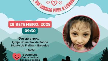 Corrida e caminhada solidária para ajudar a Leonor realiza-se em Barcelos