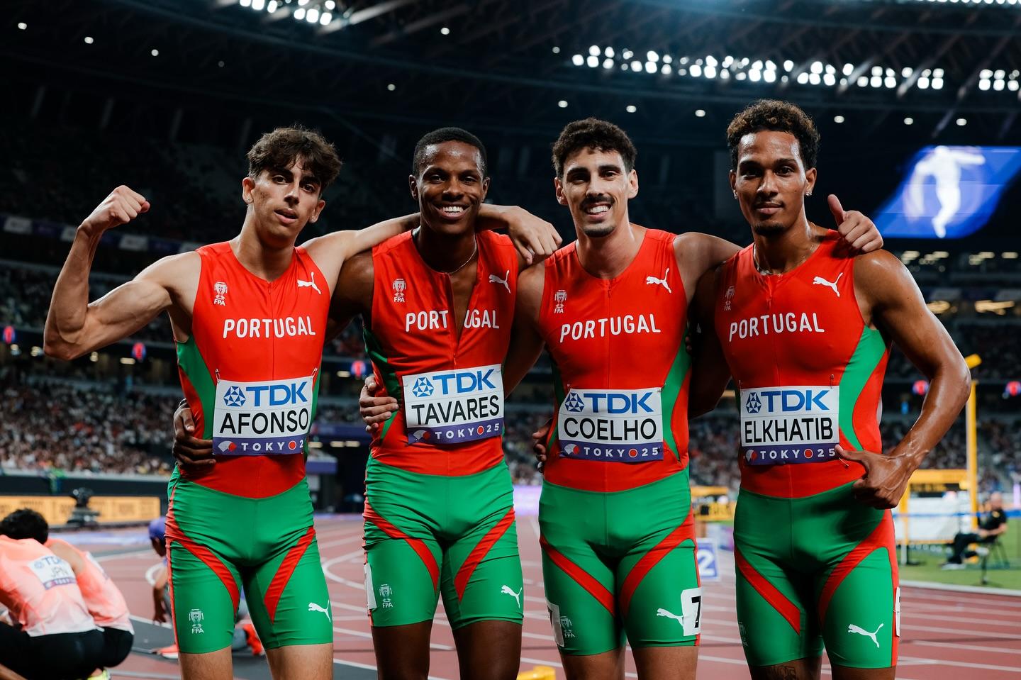 Estafeta 4x400 masculina estreia-se com recorde e final