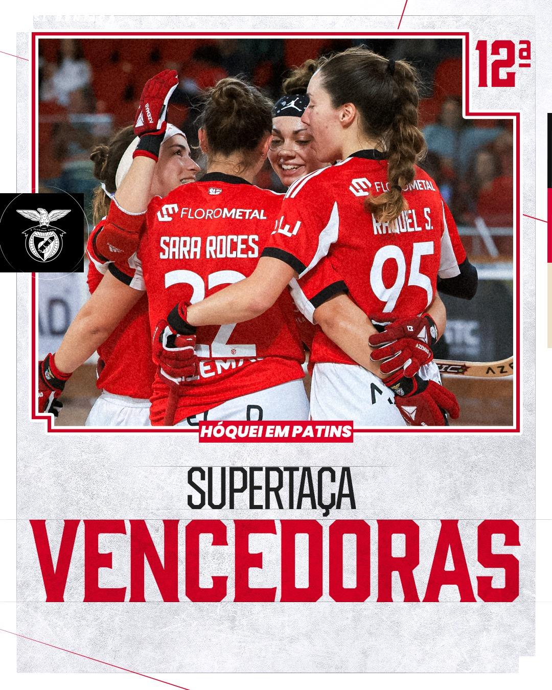 Benfica goleia Tojal para ganhar a 11.ª Supertaça feminina