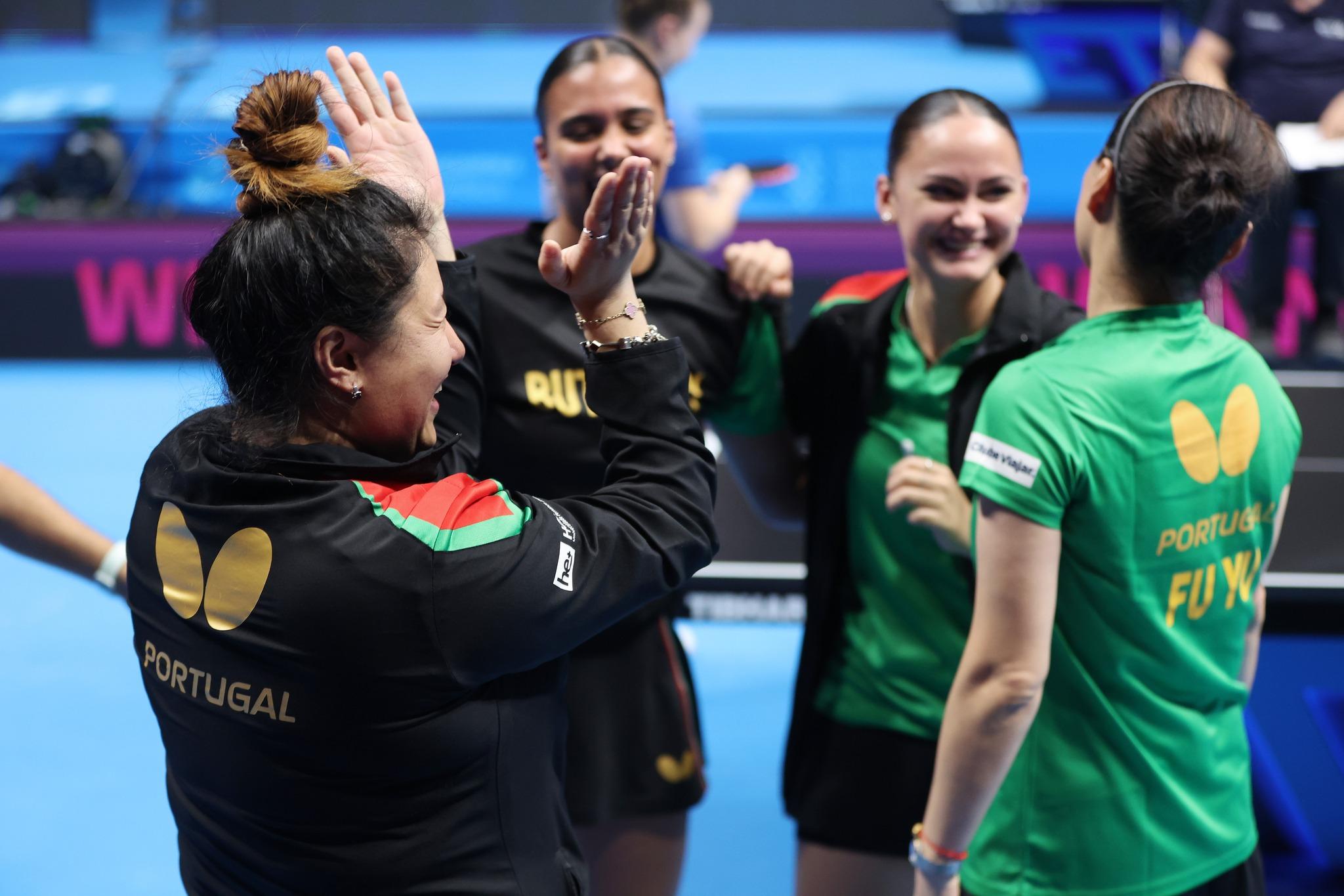 Seleção feminina de ténis de mesa fica com o bronze no Europeu por equipas