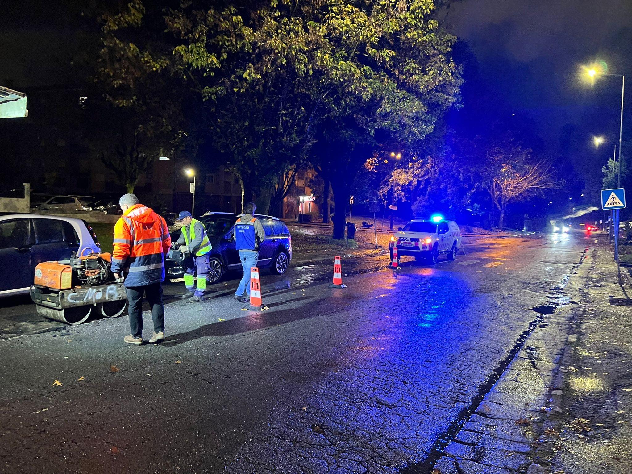 Mau tempo: Proteção Civil registou hoje 102 ocorrências sem feridos nem desalojados