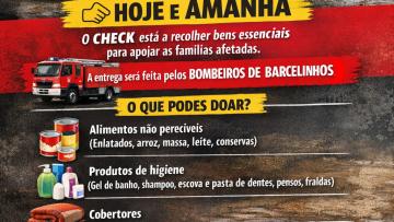 Barcelos mobiliza-se para apoiar com bens essenciais e donativos «fase difícil de muitos leirienses»