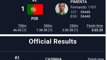 Fernando Pimenta conquista medalha de ouro em K1 1.000 metros na Taça do Mundo