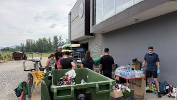 Clube Náutico de Prado agradece ajuda da comunidade na limpeza das instalações