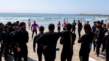 Moreirense já em estágio em Ofir e com tarde dedicada... ao surf