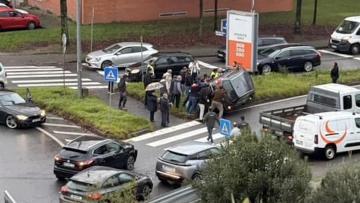 Mulher atropelada na passadeira na Variante do Fojo, em Braga
