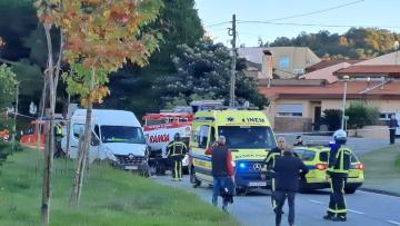 Choque frontal na estrada para Bom Jesus fez hoje um ferido grave