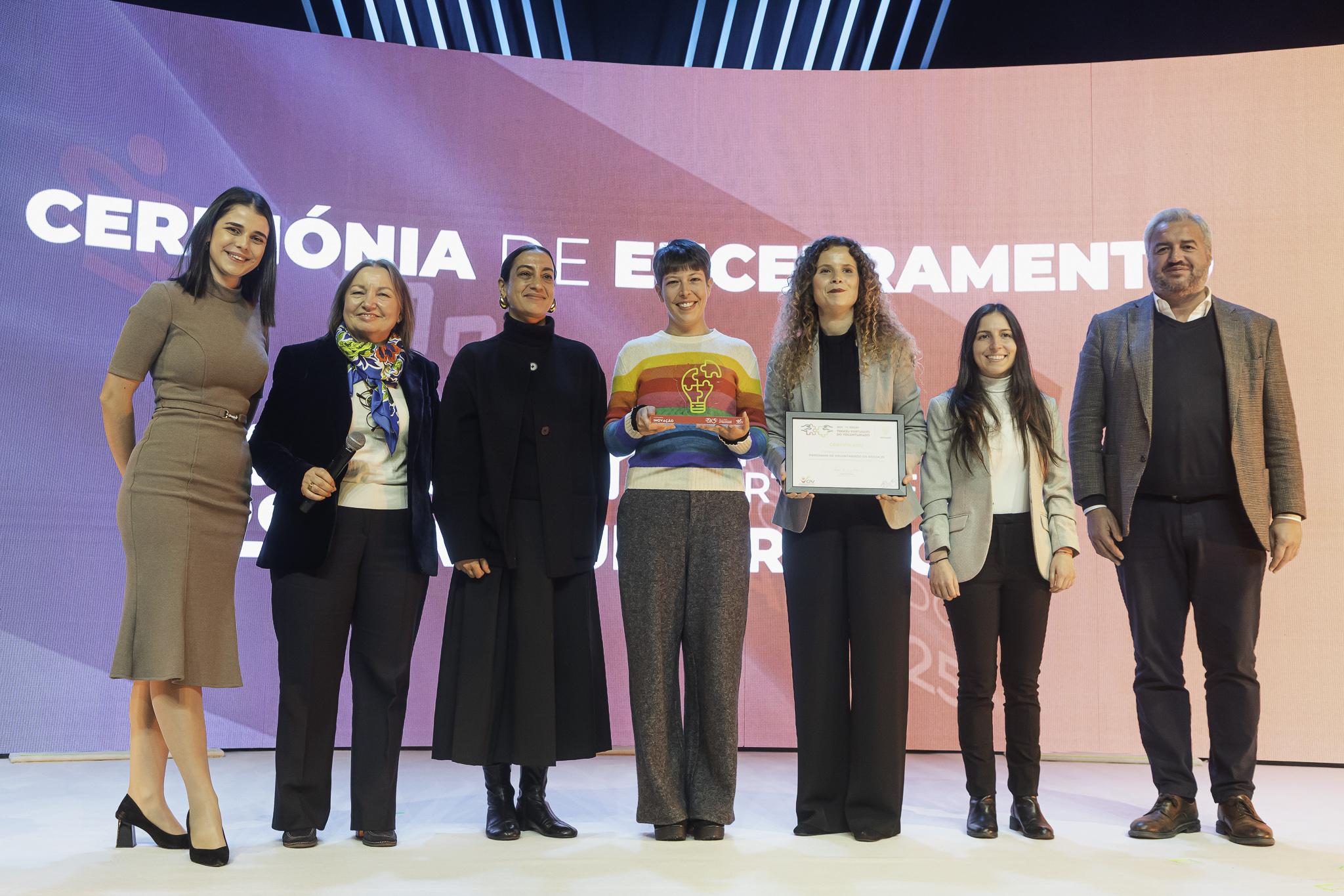 Braga 25 galardoada com Troféu Português de Voluntariado