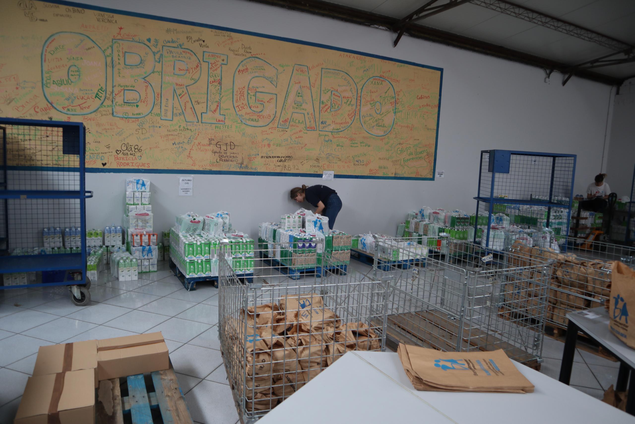 Banco Alimentar contra a fome de Braga já recolheu 80 mil toneladas de bens em dois dias