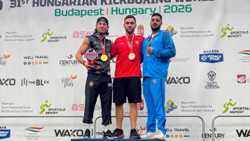 Amaro Pinheiro conquista medalha de bronze na Hungarian World Cup Wako