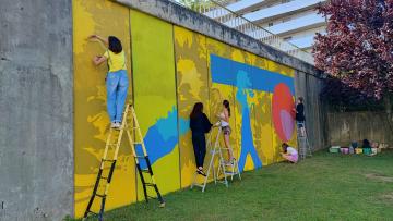 Famalicão tem novo mural inspirado pela comunidade ucraniana