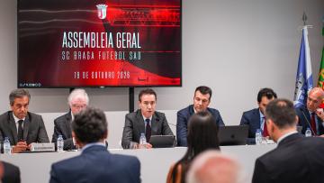 Orçamento do SC Braga para 2026/27 prevê lucro de um milhão e meio de euros