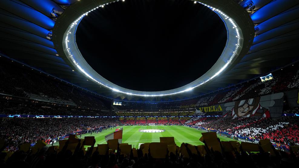 Estádio do Atlético de Madrid vai ser palco da final da Liga dos Campeões 2026/27