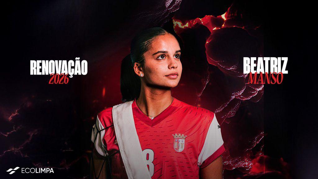 SC Braga renova com Beatriz Manso