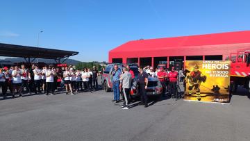 Caminhada solidária pelos Bombeiros Voluntários de Braga superou expetativas