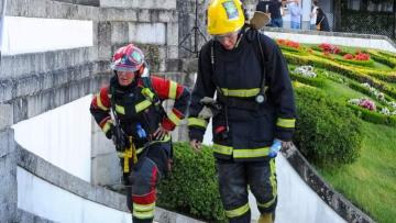 “Escadórios da Humanidade” testam limites  dos bombeiros nos 566 degraus do Bom Jesus