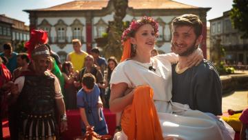Braga recria Casamento Romano - e procura casal protagonista