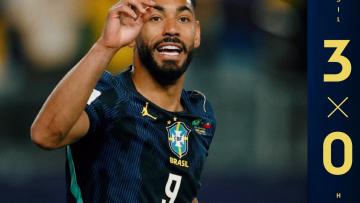 Brasil bate Haiti com bis de Matheus Cunha