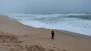 Retomadas buscas para recuperar corpo na praia Verde da Póvoa de Varzim