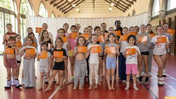 Estágio de Ginástica Acrobática organizado pela Plataforma Ent’Artes juntou dezenas de alunos no Sá de Miranda