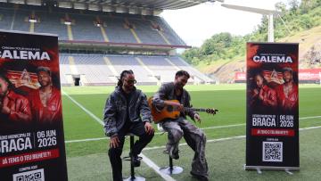 Calema no Estádio de Braga com transmissão nos cinemas