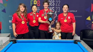 SC Braga é campeão nacional de Pool feminino