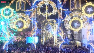 Luzes de Natal já brilham em Famalicão