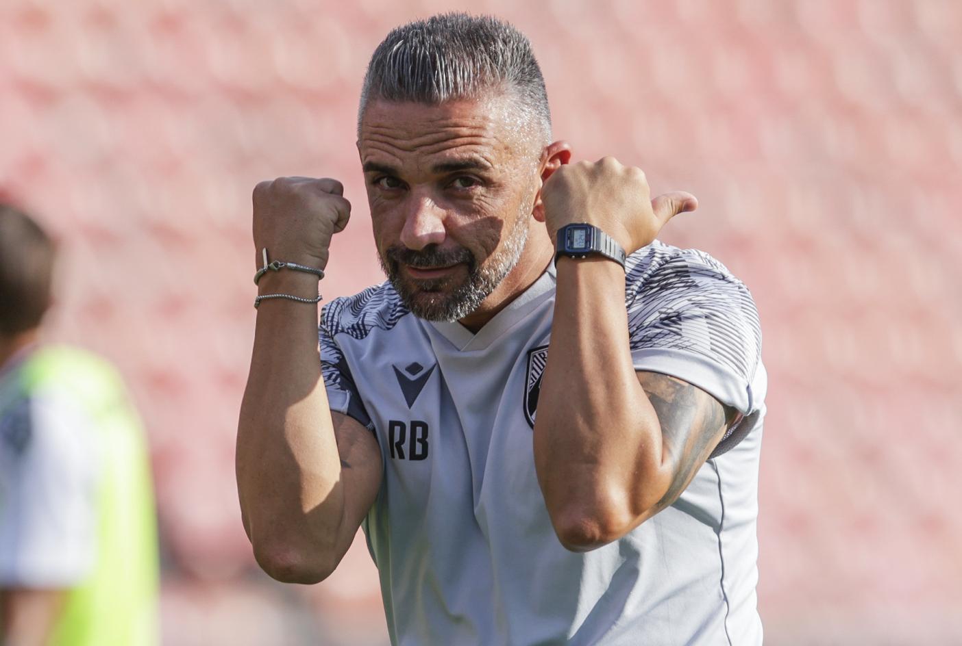 Vitória SC eleva fasquia com Rui Borges no banco e sem Jota Silva