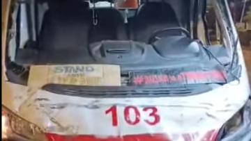 Ambulância bombardeada alerta para impacto da guerra na Ucrânia