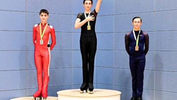 Tiago Leite conquista Taça da Europa de Patinagem Artística