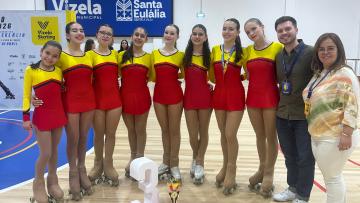 Clube Cávado Patinagem Artística conquistou 3.º lugar no Campeonato Distrital do Minho