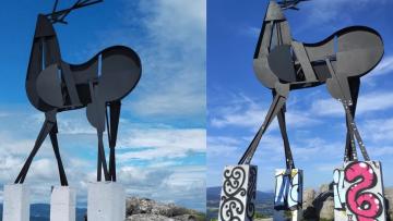 Cervo de Vila Nova de Cerveira foi vandalizado