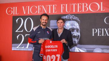 Gil Vicente renovou com César Peixoto por mais uma temporada