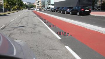 Risco elevado ou extremo para ciclistas em 42,9% da rede ciclável de Braga