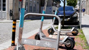 Trotinetes partilhadas em Braga removidas até terça-feira